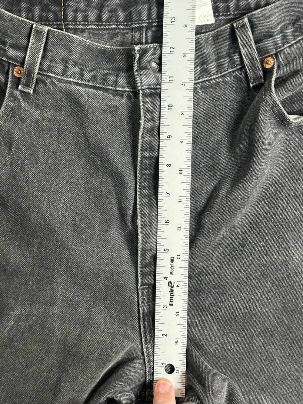 Vintage Levis 560 (1999) Black Men’s Denim Jeans 36X30